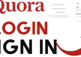 How to do quora sign in?