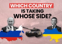 Which countries are on their sides as the war continue?