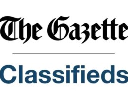 What is the cost of Gazette classified ads?
