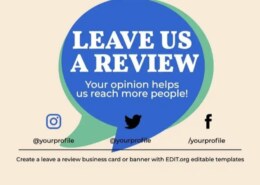 What website can I leave customer reviews?