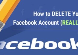 How to delete facebook account?