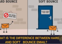 What are the key differences between hard and soft bounce emails?