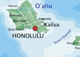 Which island is honolulu on?