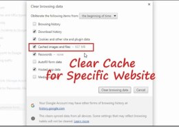 How to clear cache?