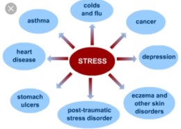 What diseases are caused by stress?
