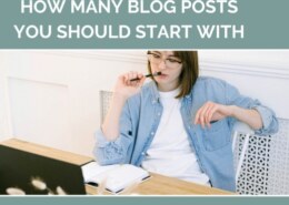 How many posts should I launch my blog with?