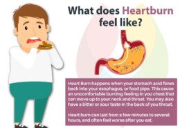 What does heartburn feel like?