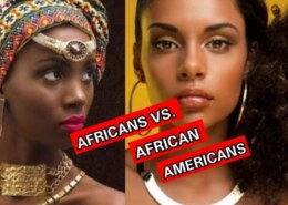 Why do black Americans look different from Africans?