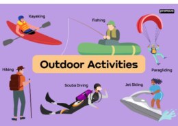 Choose your favourite outdoor activity: hiking,biking, picnicking