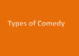Select your favourite type of comedy: slapstick, standup,dark humor