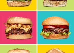 Pick your preferred type of cheeseburger : classic, bacon, mushroom Swiss